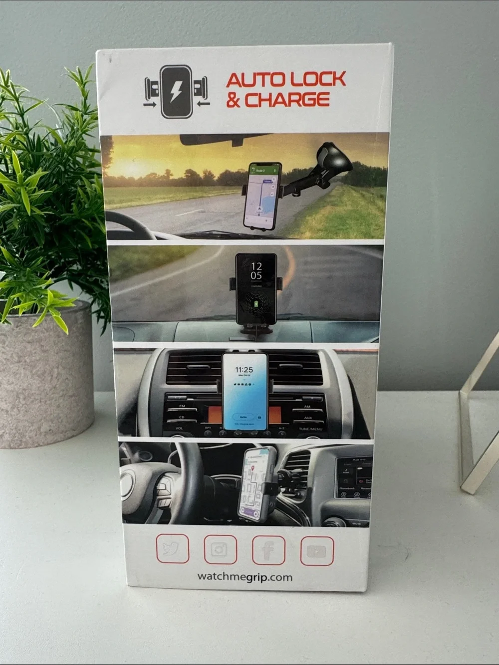 Grip All-In Wireless Car Charger 15W – Black